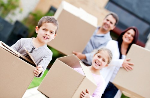 Local movers handling a flat move in Lambeth with care