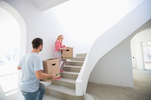 Packing and organising belongings for storage in Lambeth