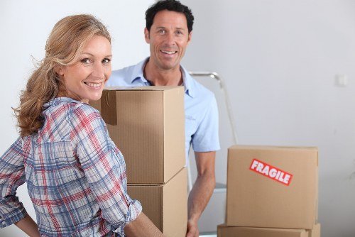 Careful handling of household items during a Lambeth home move